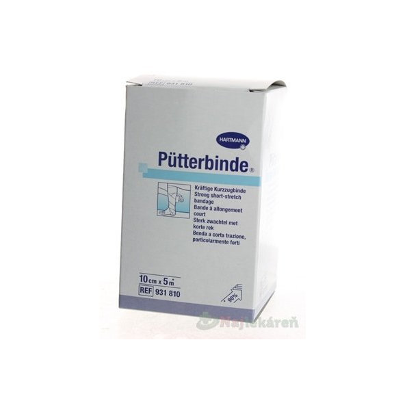 PŰTTER-VERBAND ovínadlo elastické krátkoťažné (10cmx5m), 1ks