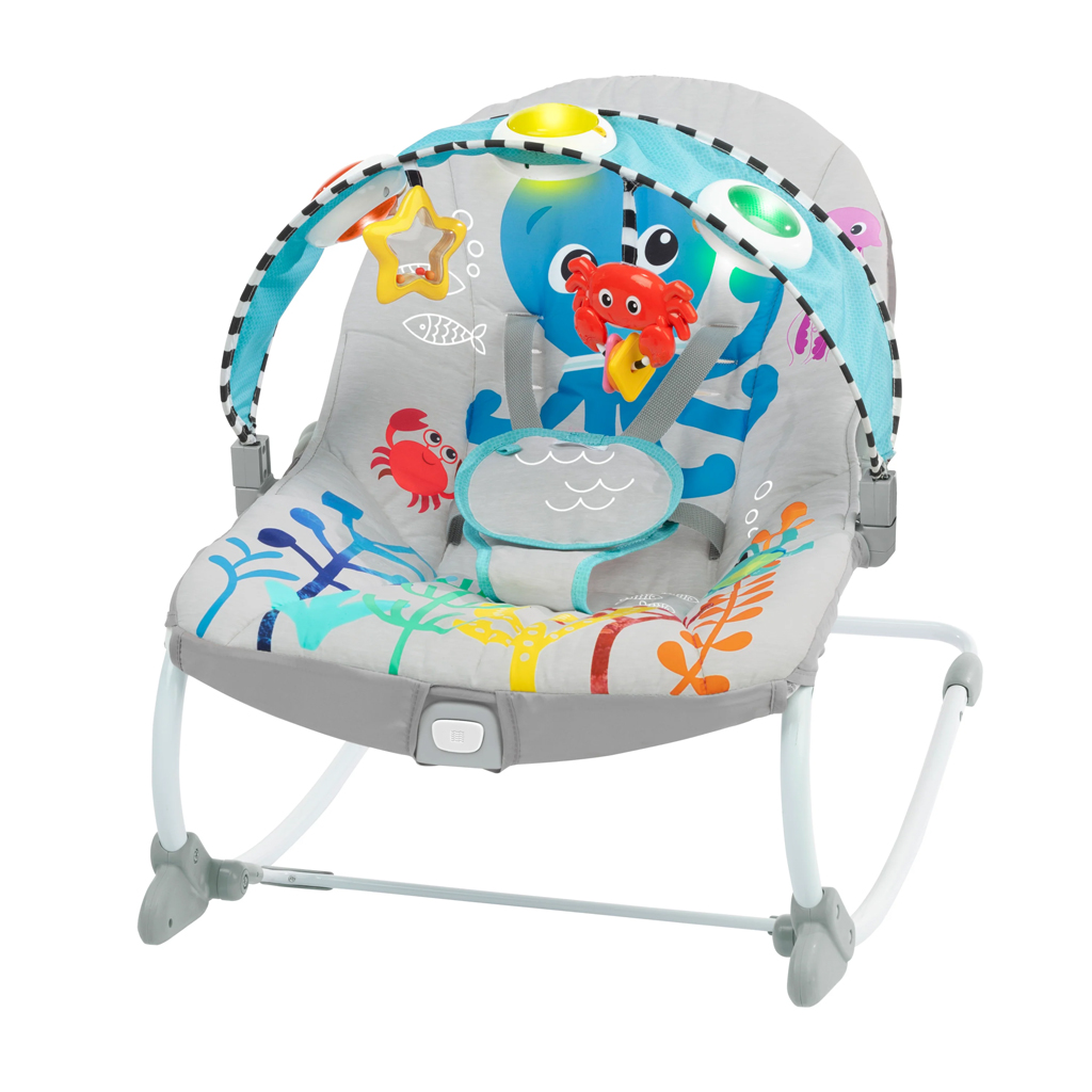 BABY EINSTEIN Lehátko hudobné vibračné Kick to It Opus do 18 kg