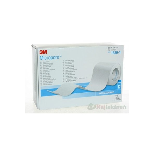 3M MICROPORE náplasť, cievka