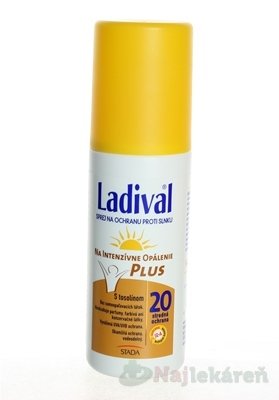 E-shop LADIVAL P+T Plus 20 LF, 150 ml proti slnku