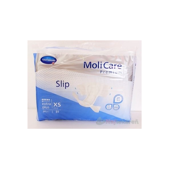 MoliCare Premium Extra Plus XS plienkové nohavičky zalepovacie (40-60cm), 30ks