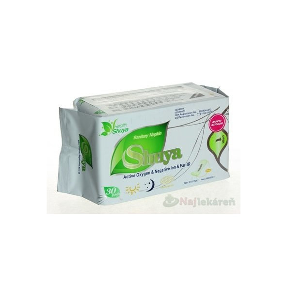 Shuya Ultratenké hygienické vložky Intimky Active Oxygen&Negative lon&Far-IR, 30ks