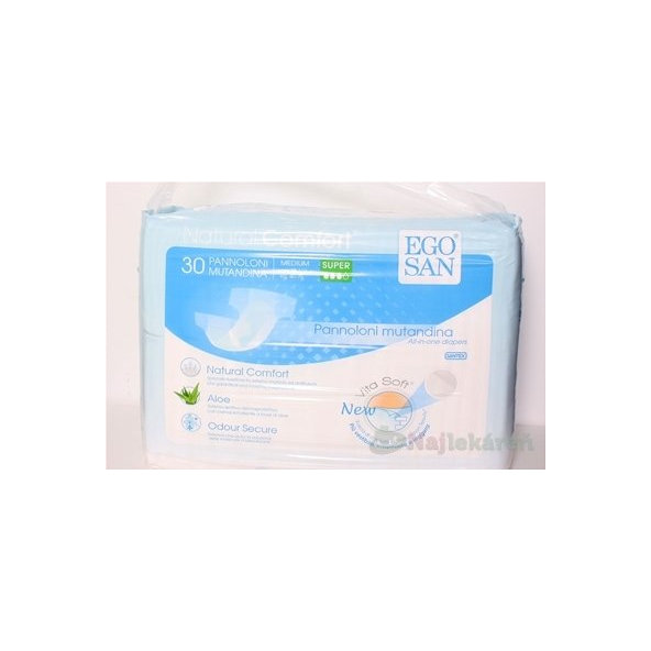 EGOSAN Vita Soft All-in-one MEDIUM SUPER plien.nohavičky 30ks