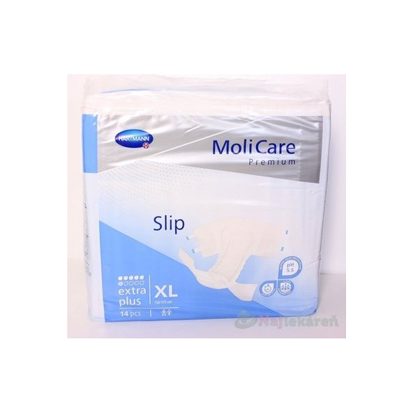 MoliCare Premium Extra Plus XL plienkové nohavičky zalepovacie (150-175cm), 14ks