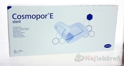 E-shop COSMOPOR E STERIL obväz na rany sterilný (25x10cm) 25ks