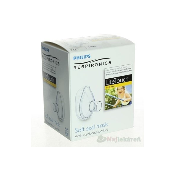 RESPIRONICS LiteTouch MASKA inhalačná - stredná 1ks