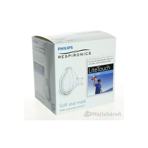 RESPIRONICS LiteTouch MASKA inhalačná - veľká 1ks