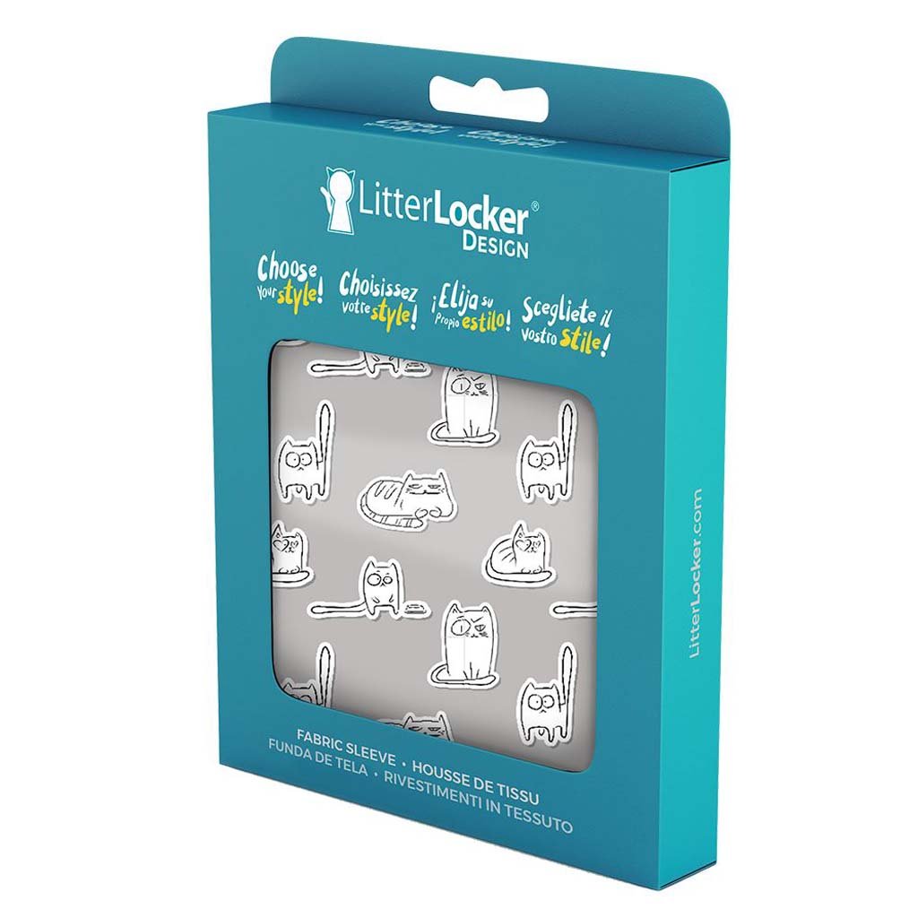 E-shop LITTER LOCKER Návlek na kôš Design Paper Cats