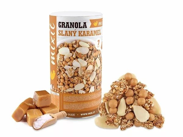 E-shop Granola z pece - Slaný karamel - Mixit - 550 g