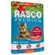 Rasco Premium Adult kapsička pre mačky teľacie s rajčinami 28 x 85 g
