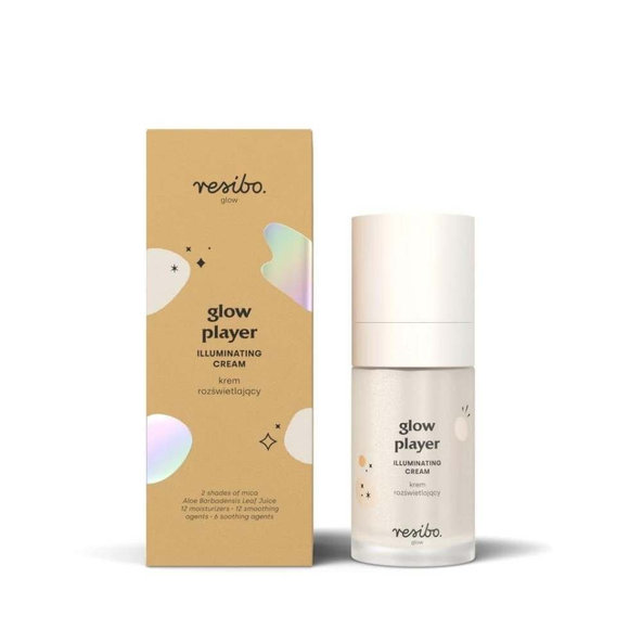 Rozjasňujúci denný krém Glow Player Resibo 30 ml