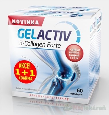 E-shop GELACTIV 3-Collagen Forte Akcia 1+1