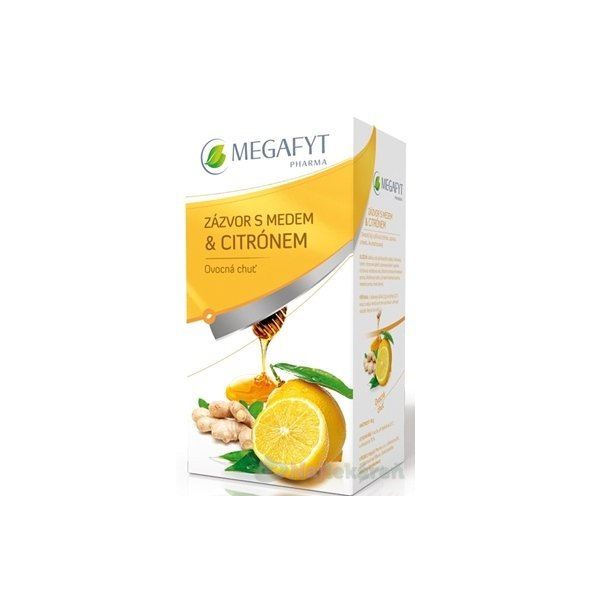 MEGAFYT ZÁZVOR S MEDOM & CITRÓNOM, 20x2 g