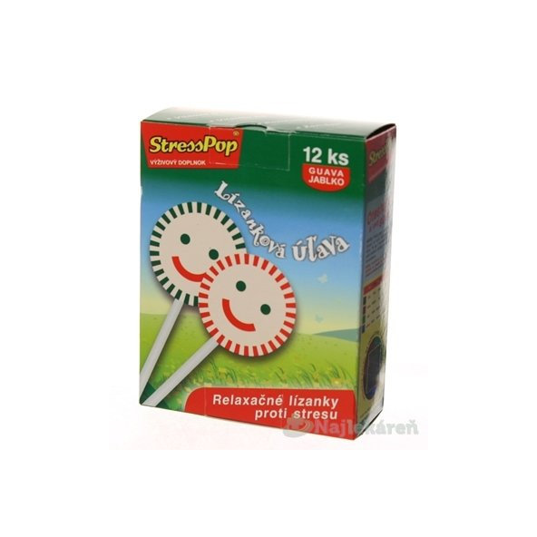 StressPop® výživový doplnok proti stresu 1 x 12 ks