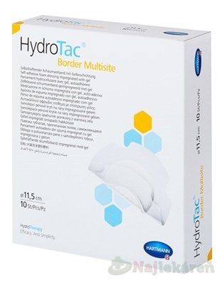 E-shop HydroTac Border Multisite Krytie na rany penové kruh (priemer 11,5 cm) 10ks