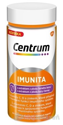 E-shop CENTRUM IMUNITA, s extraktom z bazy čiernej, 60 cps