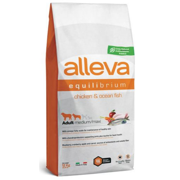 Alleva SP EQUILIBRIUM dog adult chicken & ocean fish 12kg