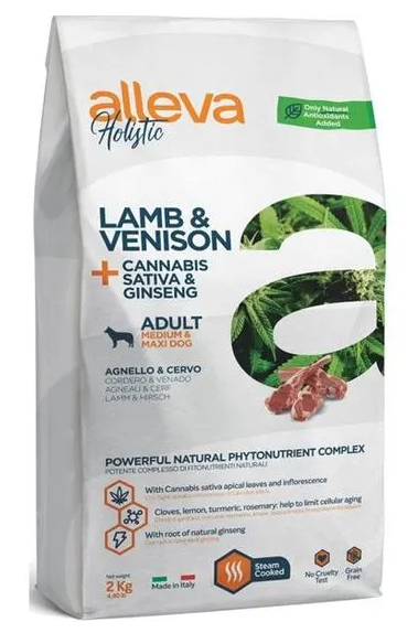 E-shop Alleva HOLISTIC dog adult medium & maxi lamb & venison 2kg