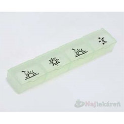 Dávkovač liekov typ 04 denný svetlo zelený 1ks