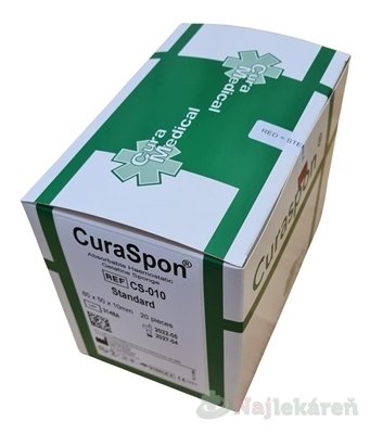 E-shop CuraSpon Standard CS-010 želatínové hemostatikum, 20 ks