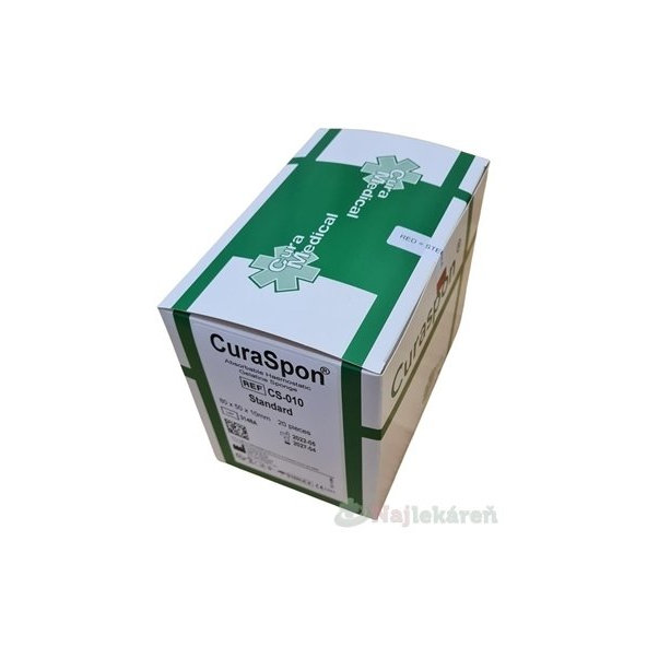 CuraSpon Standard CS-010 želatínové hemostatikum, 20 ks