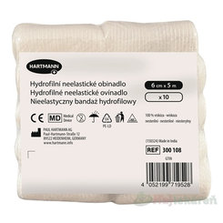 Ovínadlo hydrofilné neelastické nesterilné 6cmx5m 10ks