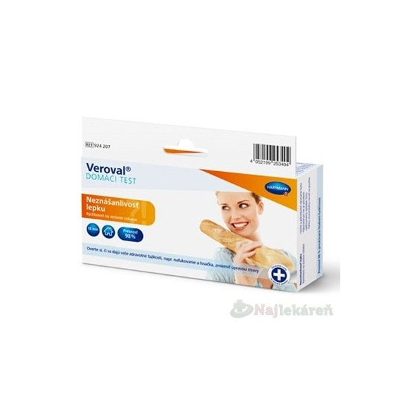 Veroval NEZNÁŠANLIVOSŤ LEPKU domáci test 1ks