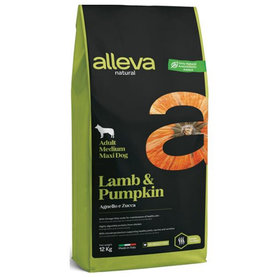 Alleva NATURAL dog adult medium & maxi  lamb & pumpkin 12kg