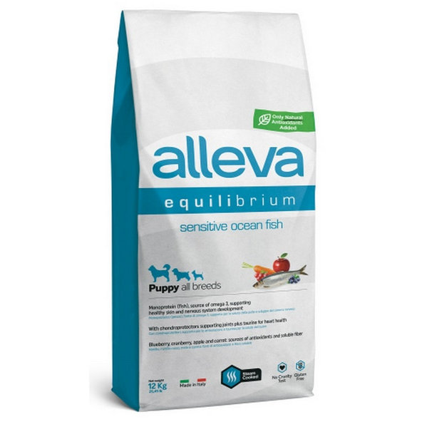 Alleva SP EQUILIBRIUM dog puppy sensitive all breeds ocean fish 12kg