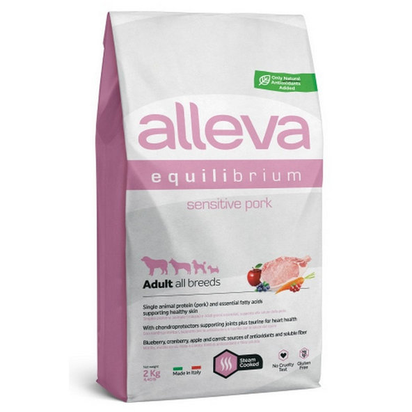Alleva SP EQUILIBRIUM dog adult sensitive all breeds pork 2kg