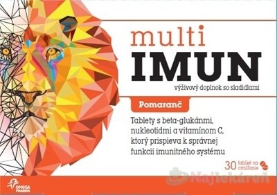 E-shop MultiIMUN Pomaranč cmúľacie tablety 30 ks