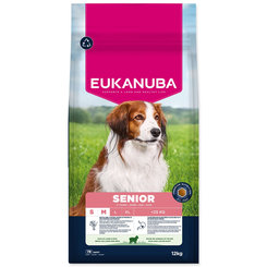Krmivo EUKANUBA Senior Small and Medium rich in lamb 12 kg