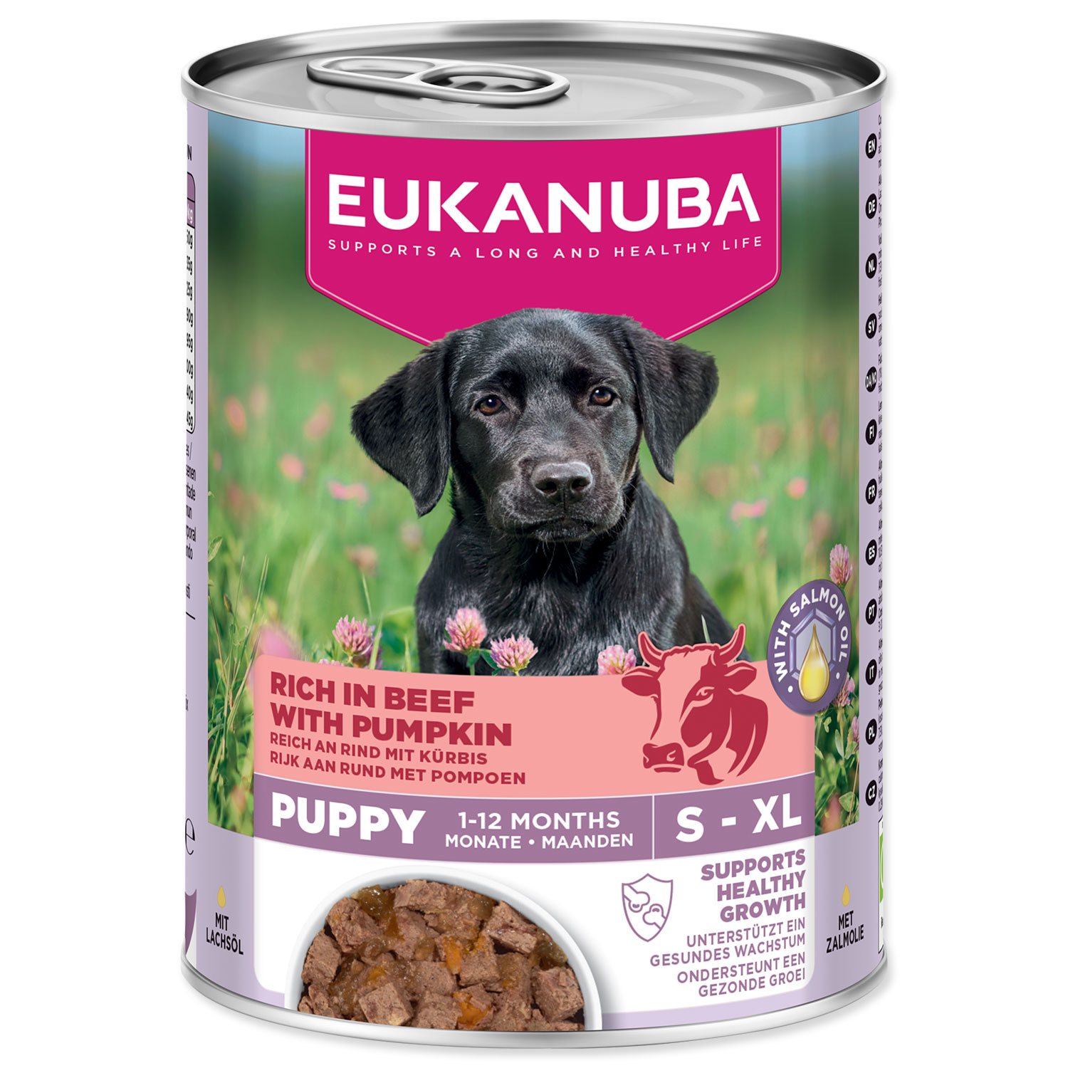 Konzerva EUKANUBA Puppy bohotá na hovädzie s tekvicou 400 g