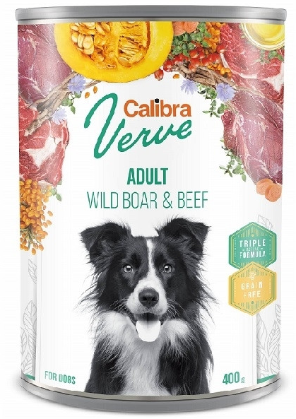 E-shop Calibra KONZERVA dog Adult Verve Wild Boar & Beef 6 x 400g