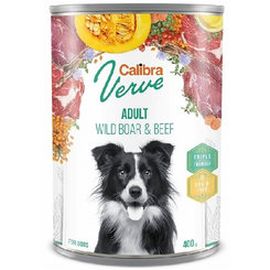 Calibra KONZERVA dog Adult Verve Wild Boar & Beef 6 x 400g