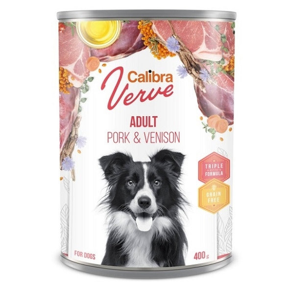 Calibra KONZERVA dog Adult Verve Pork & Venison 6 x 400g