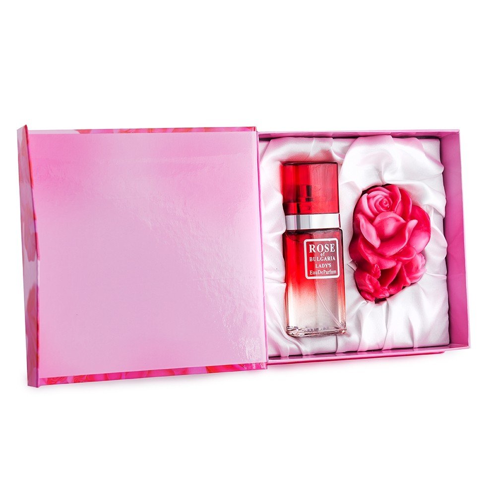E-shop Darčekový set - Ružový parfém a mydielko Rose of Bulgaria