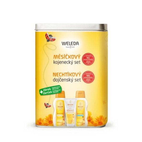 Nechtíkový dojčenský set Weleda