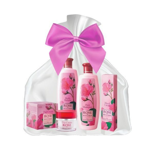 Darčekový balíček kozmetiky bulharská ruža mini Rose of Bulgaria