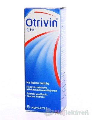 E-shop Otrivin 0,1% sprej do nosa pri nádche 10 ml