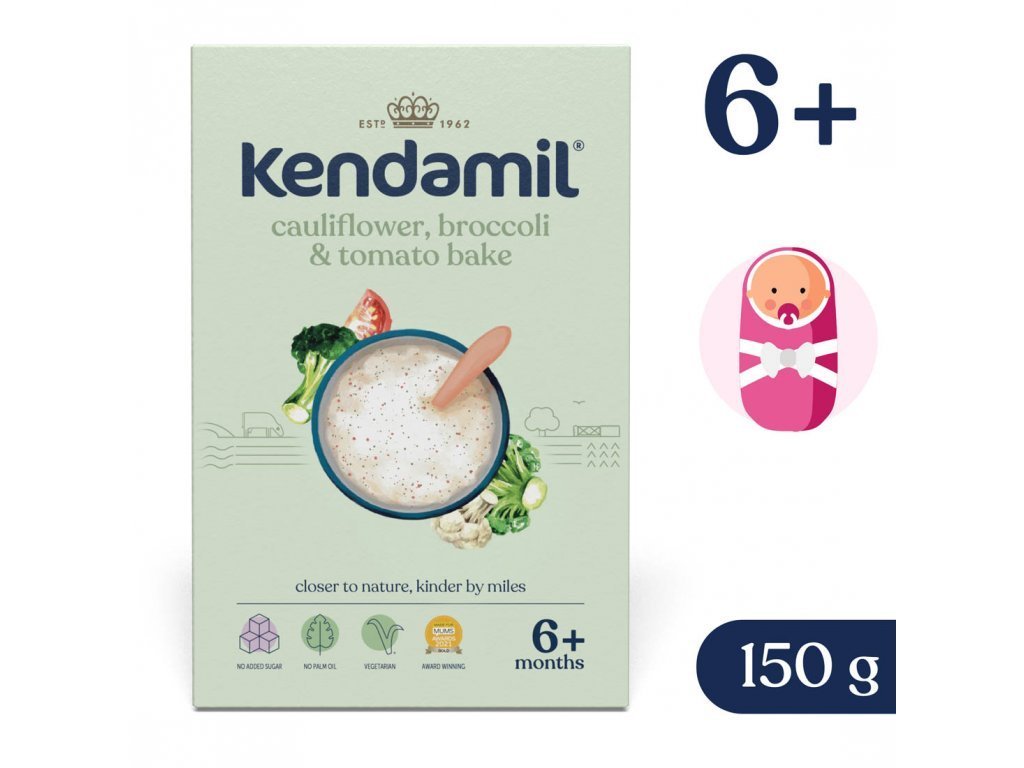 E-shop KENDAMIL Mliečna kaša so zeleninou (od 6m) 150 g