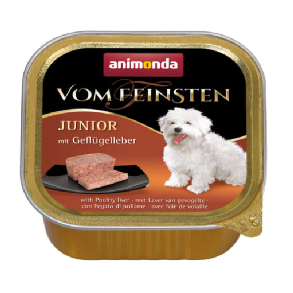 Animonda Vom Feinsten dog JUNIOR hydinová pečeň 11x150g
