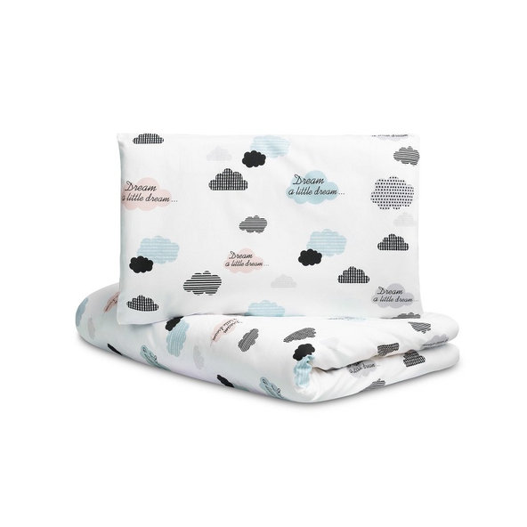 SENSILLO Bielizeň posteľná 2-dielna CLOUDS 135x100 cm 60x40 cm