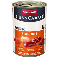 Animonda GRANCARNO® dog junior hovädzie a kura 6 x 400g konzerva