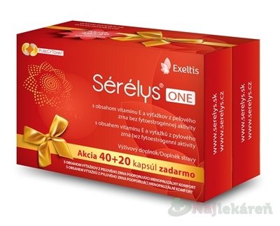E-shop Sérélys ONE pre menopauzálny komfort, 40+20 cps zadarmo