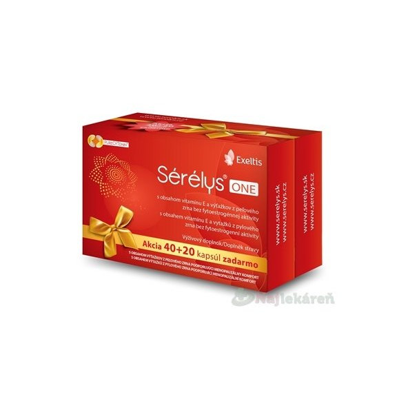 Sérélys ONE pre menopauzálny komfort, 40+20 cps zadarmo