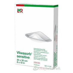 Vliwasorb sensitive Krytie na rany 20x30cm 10ks
