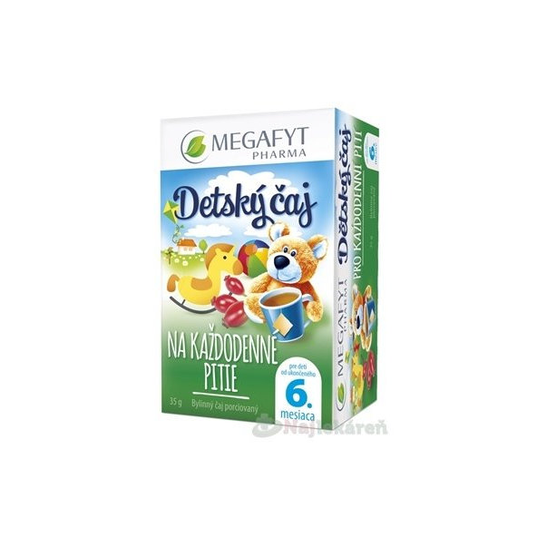 MEGAFYT Detský bylinný čaj NA KAŽDODENNÉ PITIE (od ukonč. 6. mesiaca) 20x1,75 g