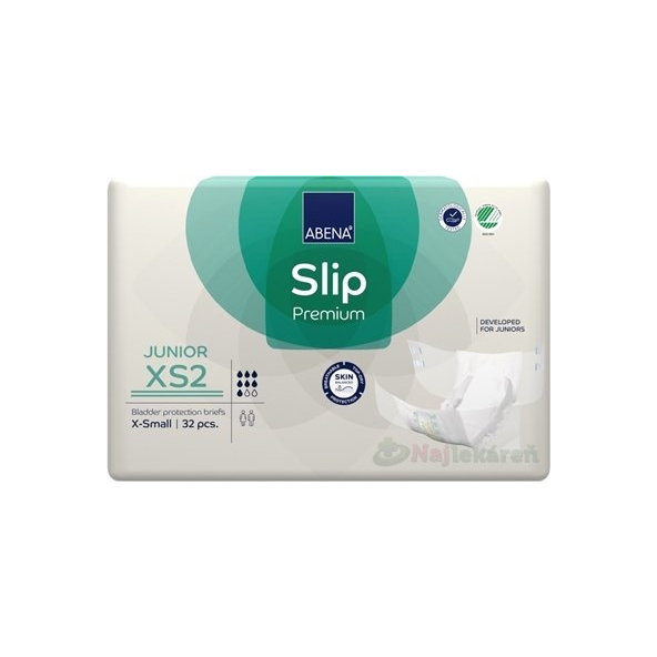 ABENA Slip Premium JUNIOR XS2, inkon. plienky (veľ. XS),32ks