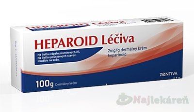 E-shop Heparoid masť proti zápalu a opuchu 100 g